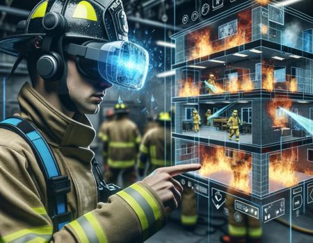 Augmented Reality (AR) in training and emergency response for fire safety professionals