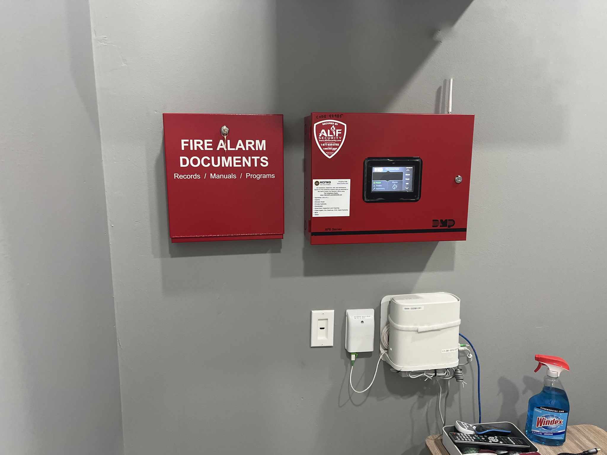 Fire Alarm Document Box